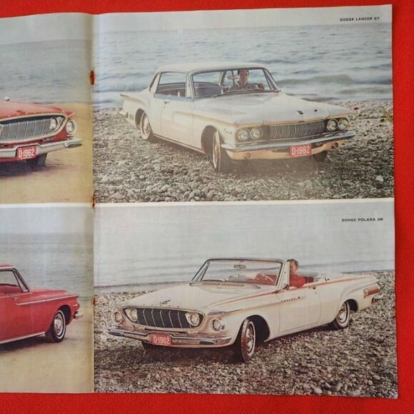 1961 Dodge 1962 Lancer Polara Dart Red White Cars 2+pg 21x13‎ Vtg 60s PRINT AD- - Picture 4 of 13